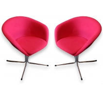 Paire de Fauteuils Duna 02 de Lievore Molina