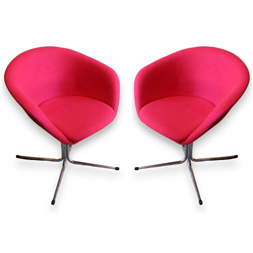 Paire de Fauteuils Duna 02 de Lievore Molina