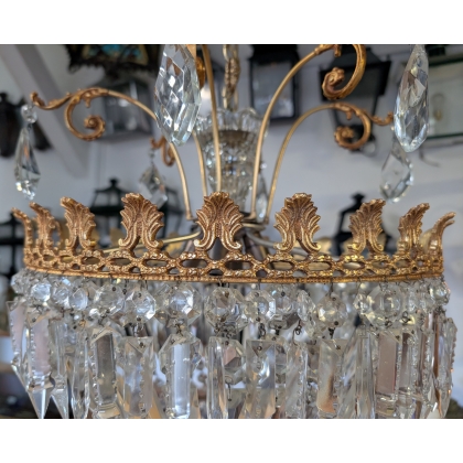 Lustre à cristaux