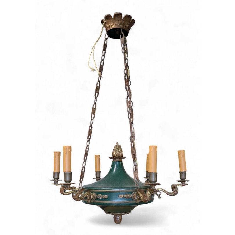 Lustre Empire à 6 lumières
