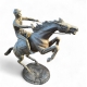 Cavalier en bronze