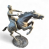 Cavalier en bronze