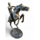 Cavalier en bronze