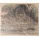Gravure "Famille de castors" signé Robert HAINARD