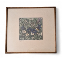 Gravure "Gentianes" signé Robert HAINARD