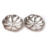 Paire de plats en argent