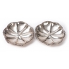 Paire de plats en argent