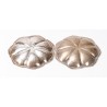 Paire de plats en argent