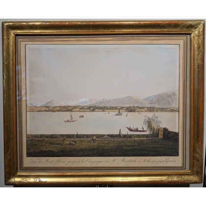 Engraving: ‘View of Mont Blanc’