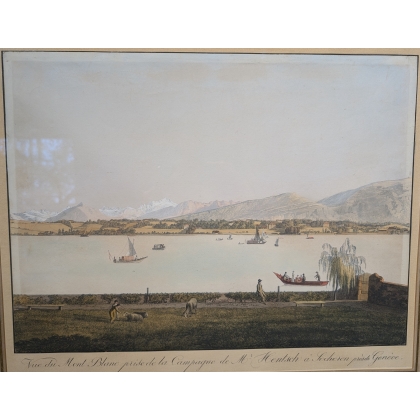 Engraving: ‘View of Mont Blanc’