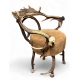 Suite de 6 chaises en corne d'élan et de cerf