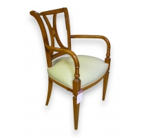 Fauteuil style Directoire en cerisier