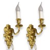 Paire d'appliques style Louis XIV à 1 lumière
