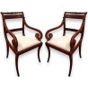Pair of Regency-style armchairs. Available from Moinat SA – Antiques and home décor