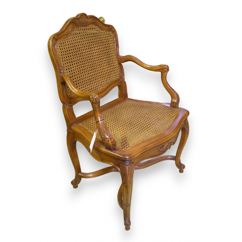 Regency-style cane armchair by Moinat SA – Antiques and home décor