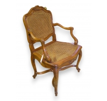 Fauteuil style Régence canné