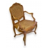 Fauteuil style Régence canné