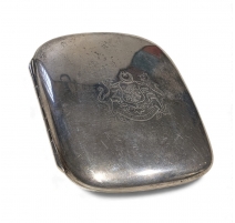 Boite à cigarettes en argent "Syed Jafer Ali Khan"