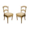 Pair of lacquered Napoleon III chairs by Moinat SA – Antiques and home décor