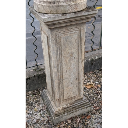 Square stone column