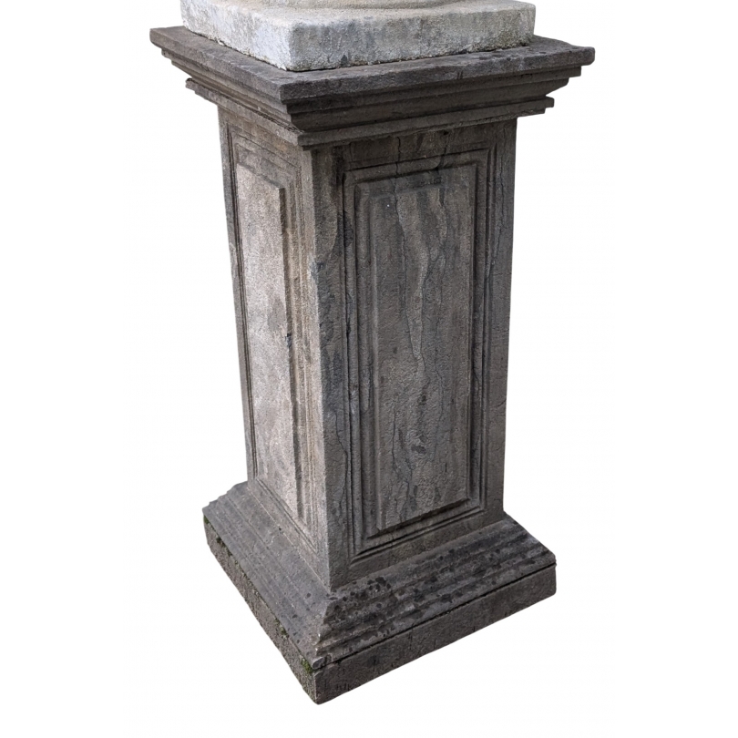 Pair of square stone columns from  Moinat SA  - Antiques and home décor