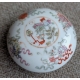 Boite ronde en porcelaine "Vases de fleurs"