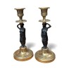 Pair of Caryatid candlesticks from Moinat SA – Antiques and home décor