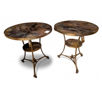 Paire de guéridons style Directoire