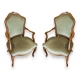Paire de fauteuils Louis XV Bernois