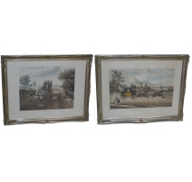 Pair of engravings HUNT