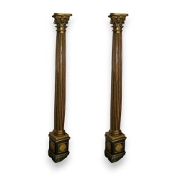 Par de columnas de estilo renacentista. En  Moinat SA  - Antigüedades y decoración
