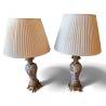  Paire de vases montés en lampe sur  Moinat SA  - Antiquités décoration