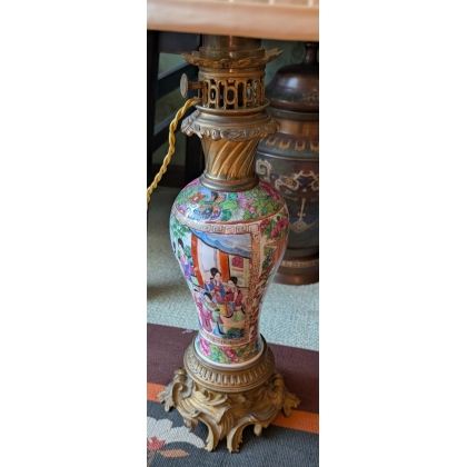  Paire de vases montés en lampe sur  Moinat SA  - Antiquités décoration