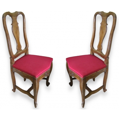 Paire de chaises italiennes