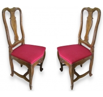 Paire de chaises italiennes