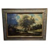 Grand tableau \"Paysage Flamand\"