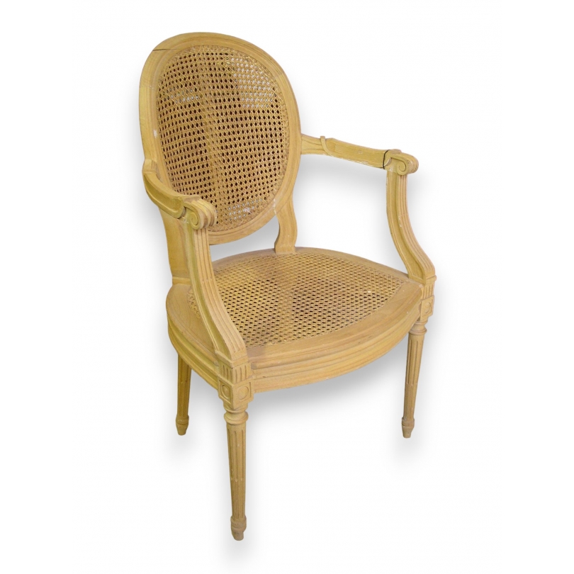 Fauteuil style Louis XVI, dossier