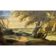 Grand tableau "Paysage Flamand"
