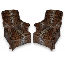 Paire de chauffeuses Napoléon III