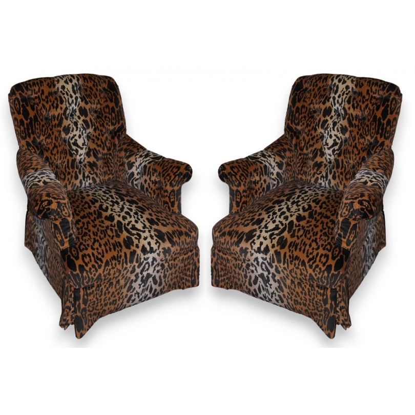 Paire de chauffeuses Napoléon III