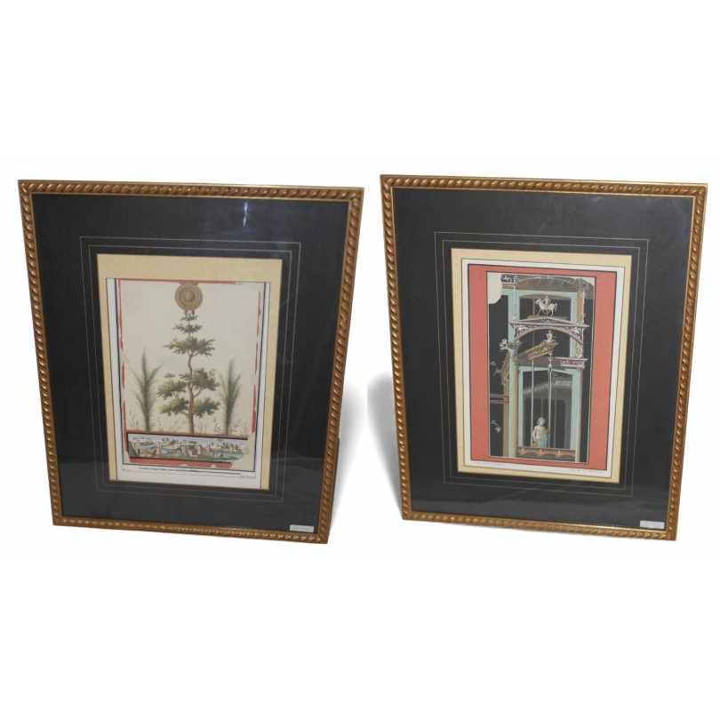 Paire de reproduction "Pompéi" de CHIANTARELLI