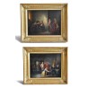 Paintings | Pair of paintings, ‘Historical Scene’, Moinat SA  – Antiques and home décor
