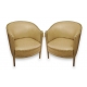 Paire de fauteuils gondole Art Déco