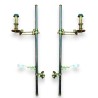 Paire d'appliques extensibles en bronze
