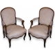 Pair of Louis XV armchairs.