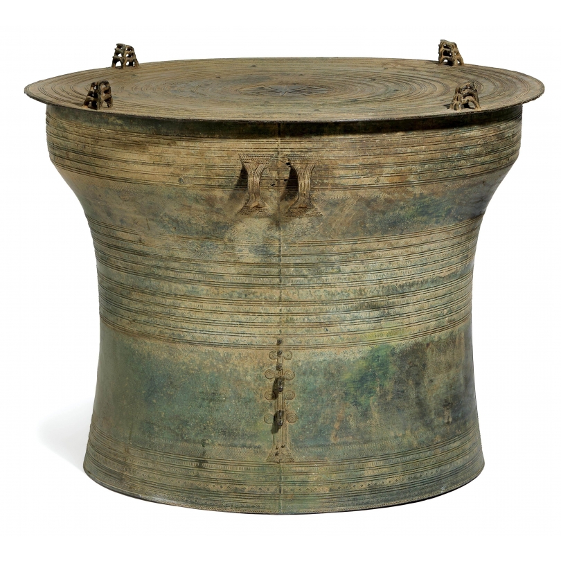 Tambour de pluie en bronze