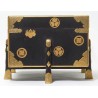 Black and gold lacquered armour case
