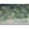 Gravure "Truite gobant" signée HAINARD