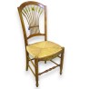 Directoire-style chair in cherry wood, ‘Gerbe de sur’ by Moinat SA – Antiques and interior design