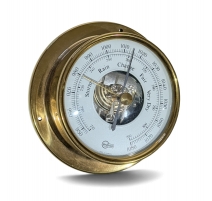 Baromètre mural rond en laiton BARIGO